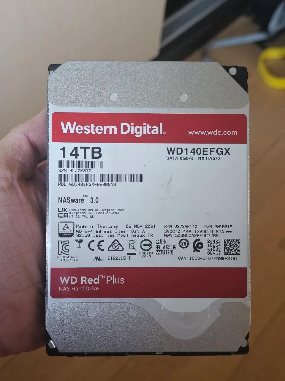 Жёсткий диск 14TB для NAS у Делиси