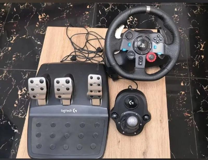 Руль Logitech G29 с педалями и коробкой передач