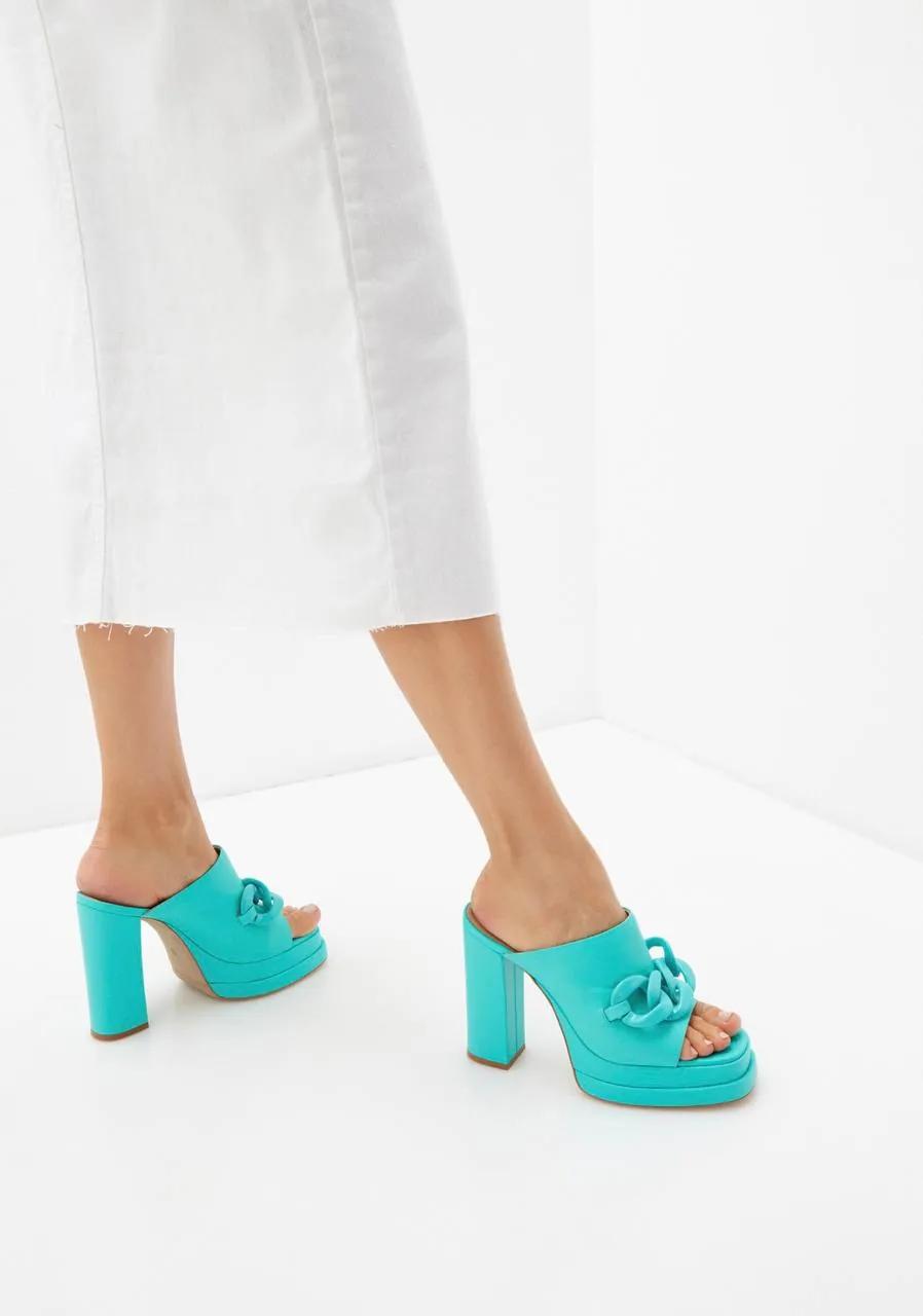Бирюзовые сабо Ekonika 39 размера