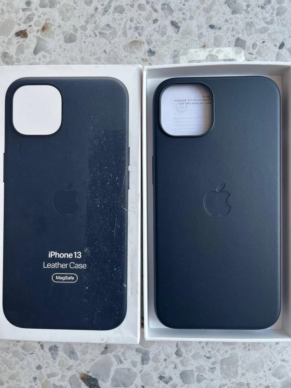 Кожаный чехол для iPhone 13, оригинальный