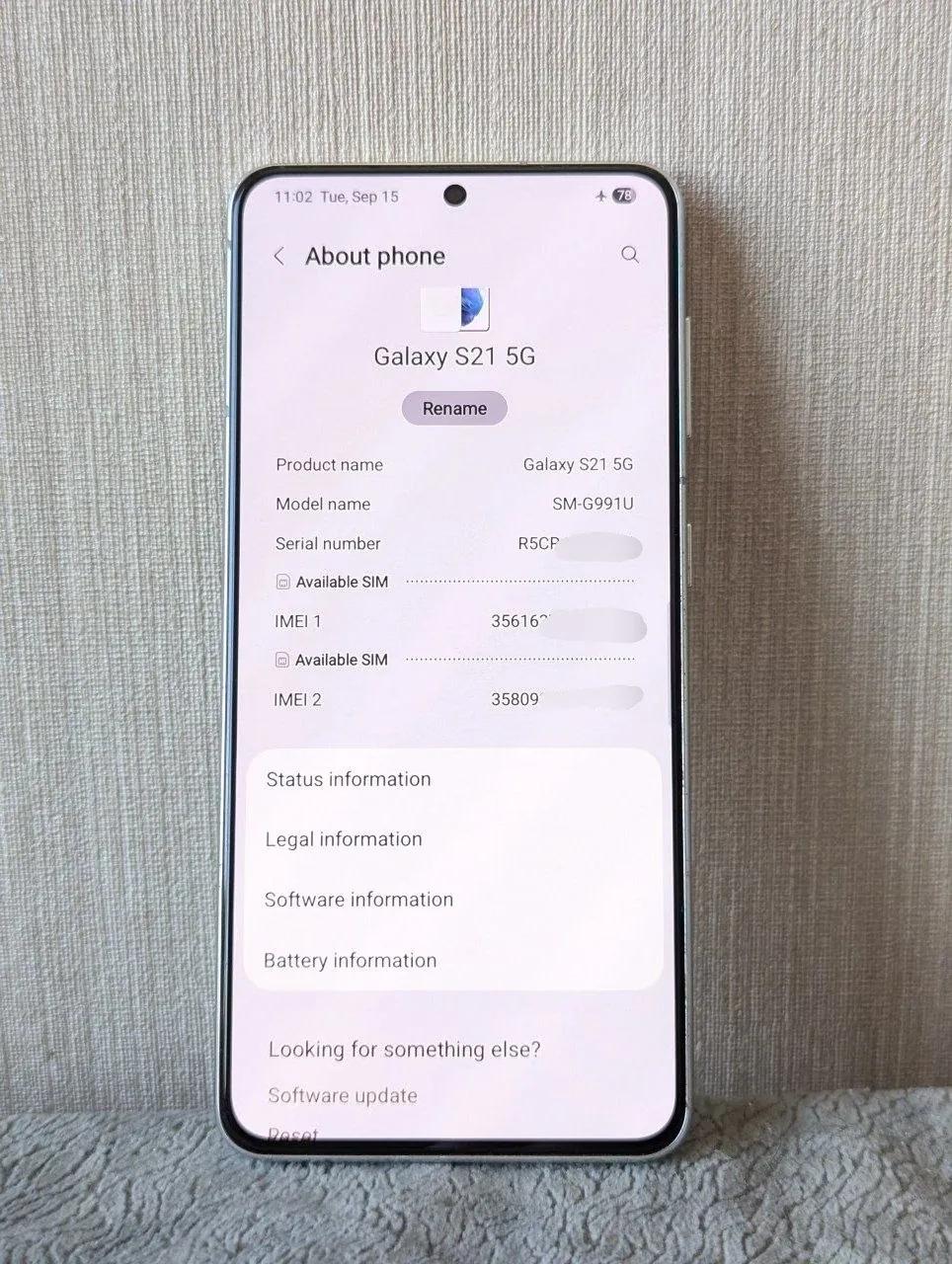 Смартфон Samsung Galaxy S21 8/128GB