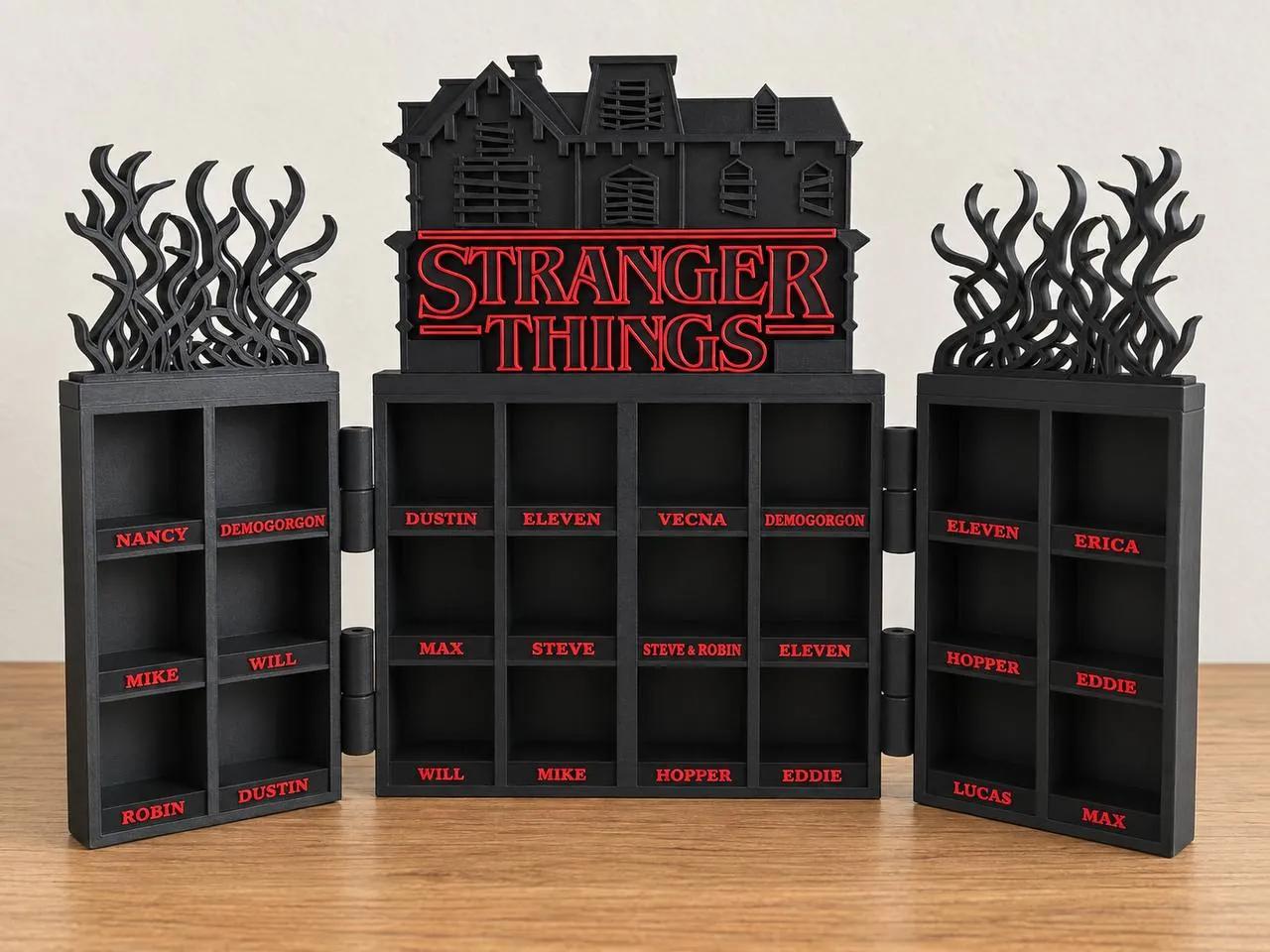 Стенд для коллекционных фигурок Stranger Things