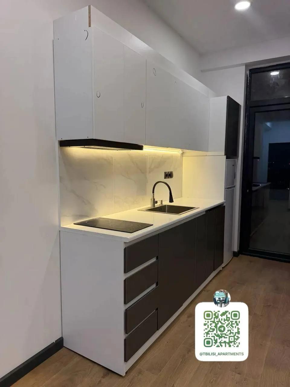 Квартира 58 м² с балконом в Сабуртало