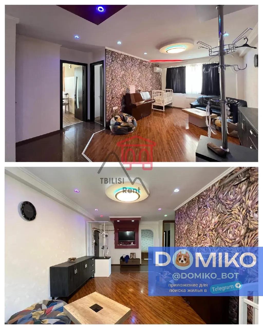 Квартира 80 м² с 3 спальнями в Чугурети