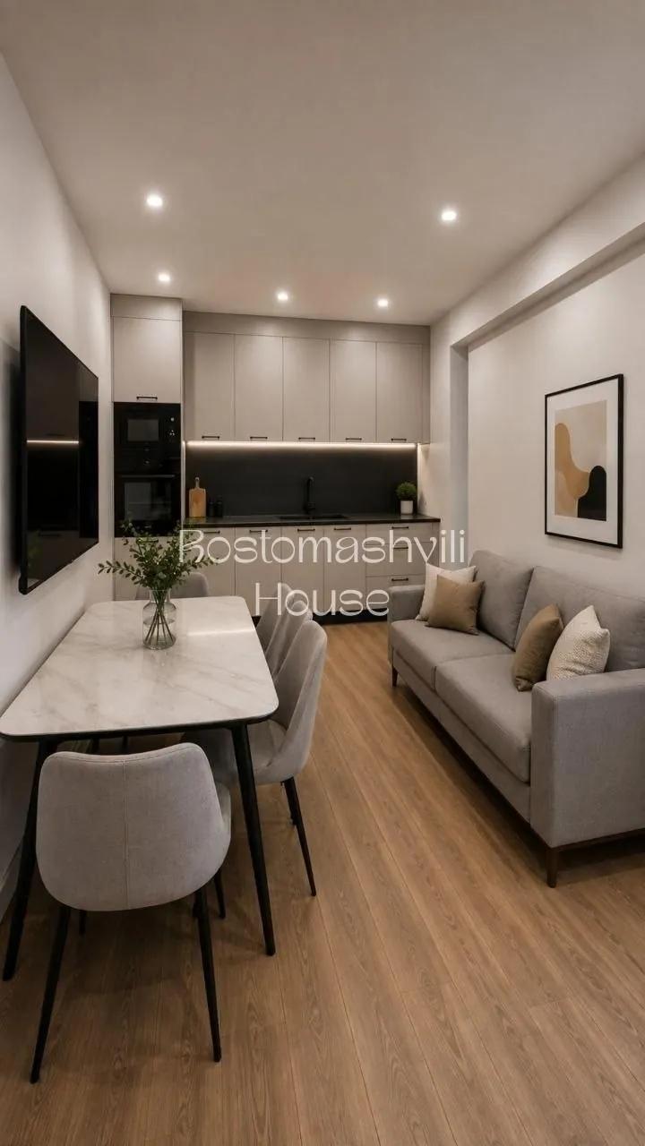 Квартира 45 м² с балконом в Сабуртало