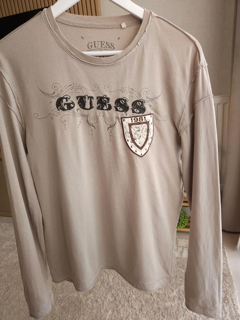 Винтажный лонгслив GUESS размера M