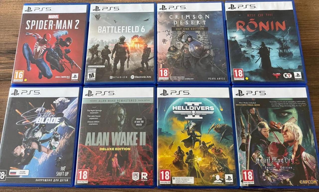 Игры на дисках PS5 набор