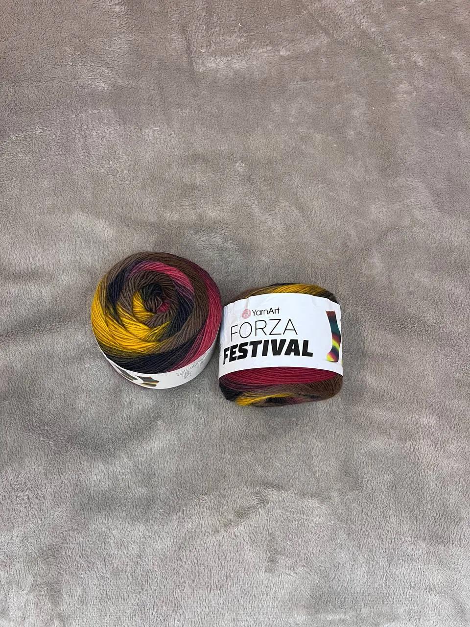 Пряжа носочная YarnArt Forza Festival