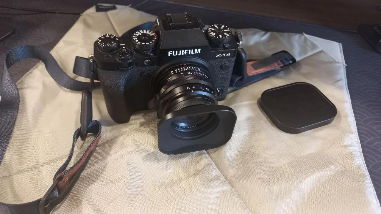 Fujifilm X-T4 и объектив Voigtlander