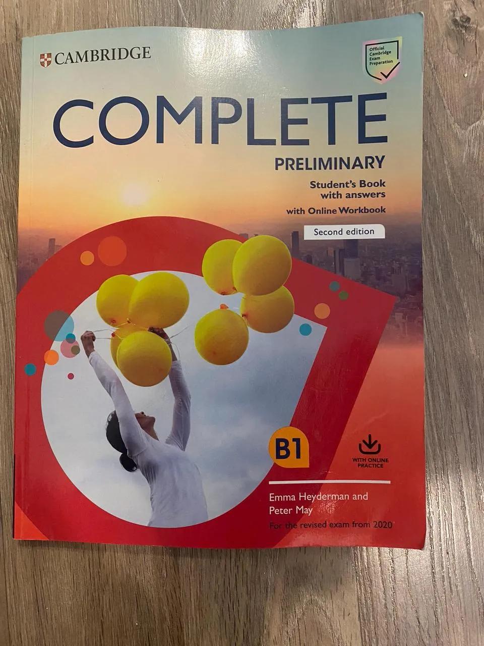 Учебник английского языка Complete Preliminary