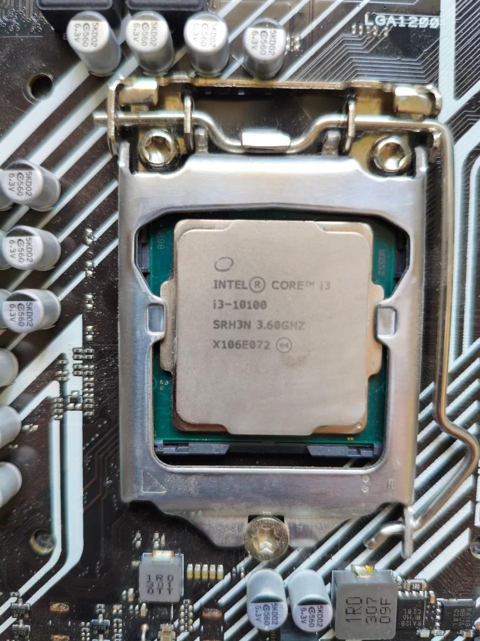 Процессор i3-10100 и материнская плата