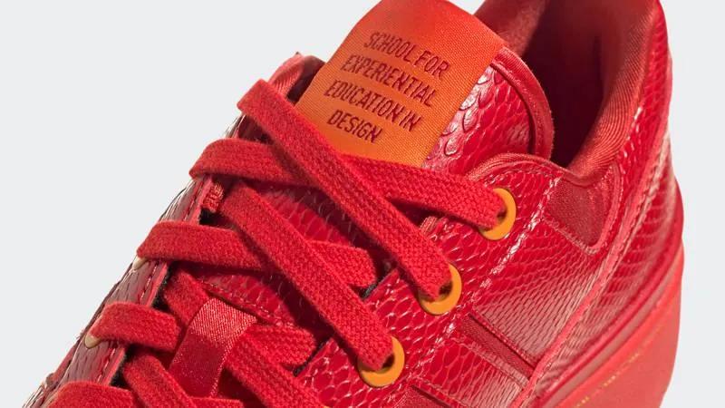 Кроссовки Adidas Forum Bold красные