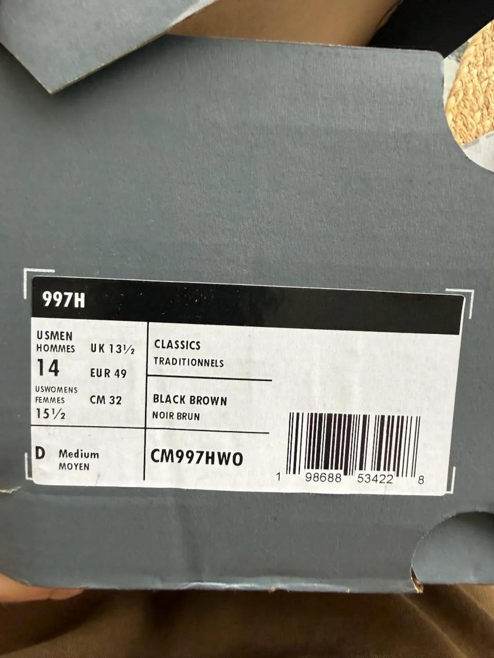 Кроссовки New Balance 997H US14
