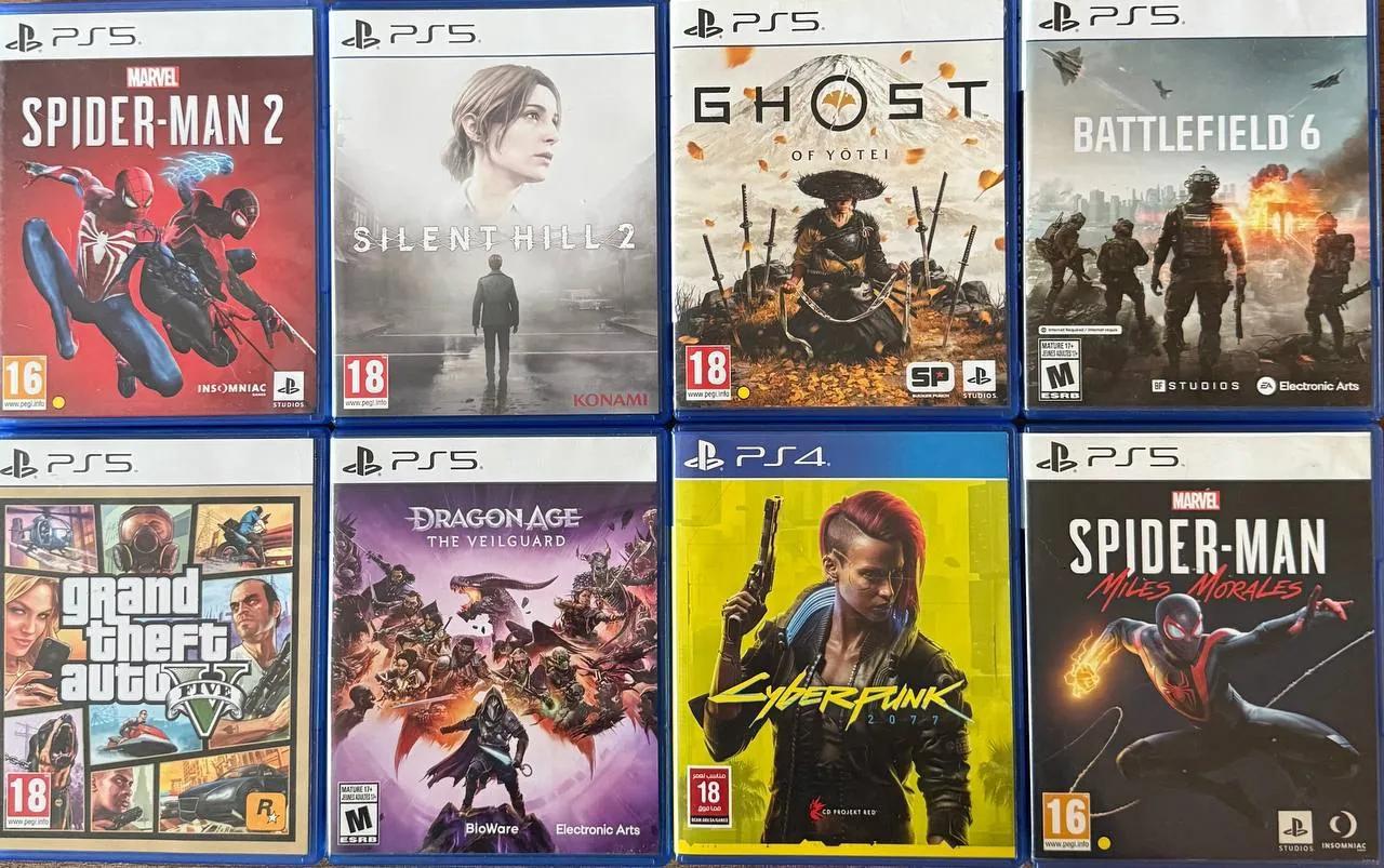 Игры на дисках для PS4/PS5, набор