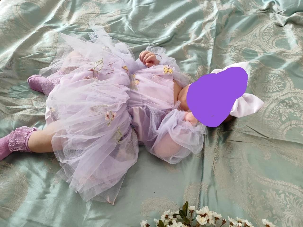 Платье для новорождённых на фотосессию