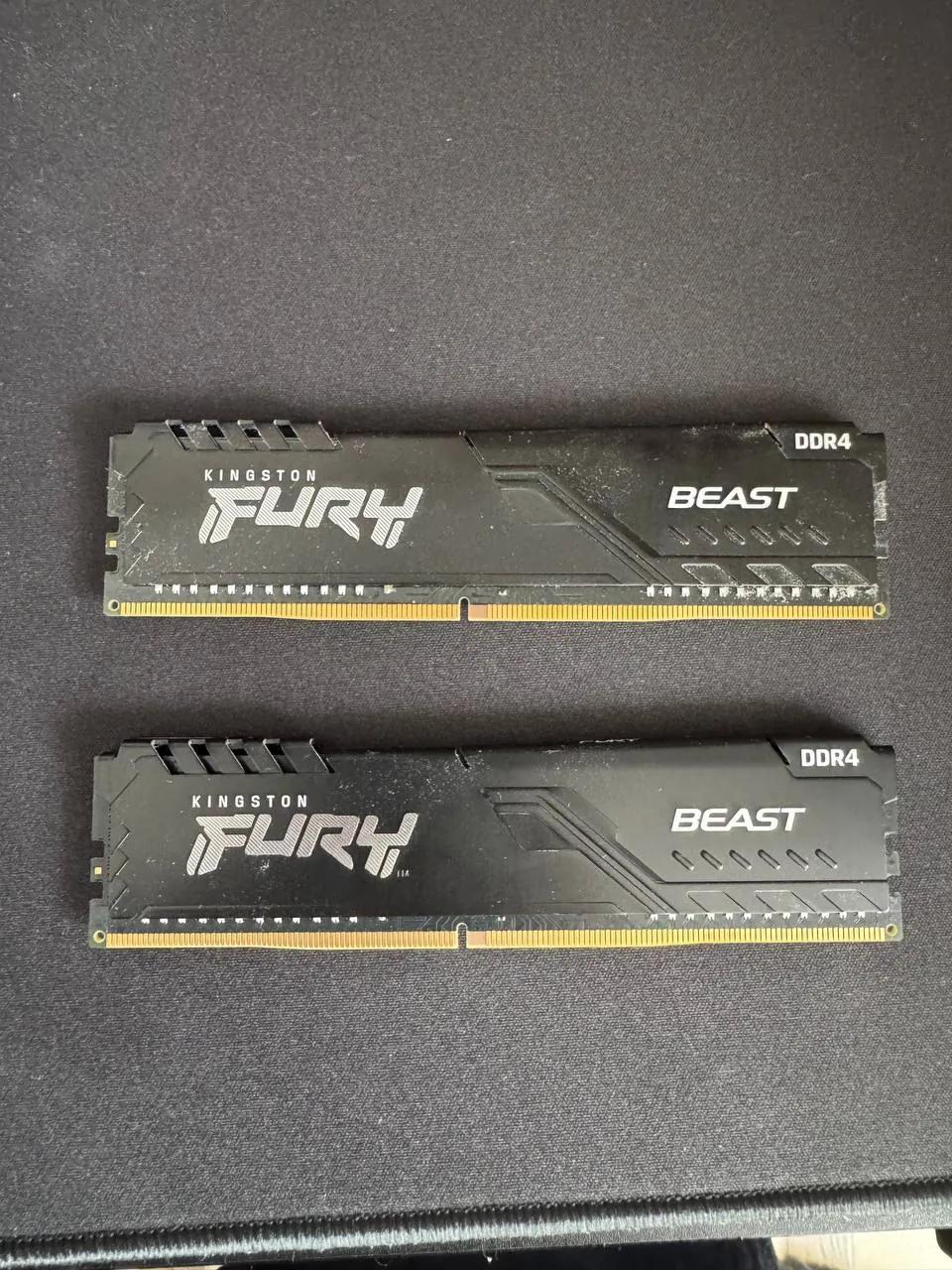 Оперативная память Kingston FURY Beast DDR4 16GB