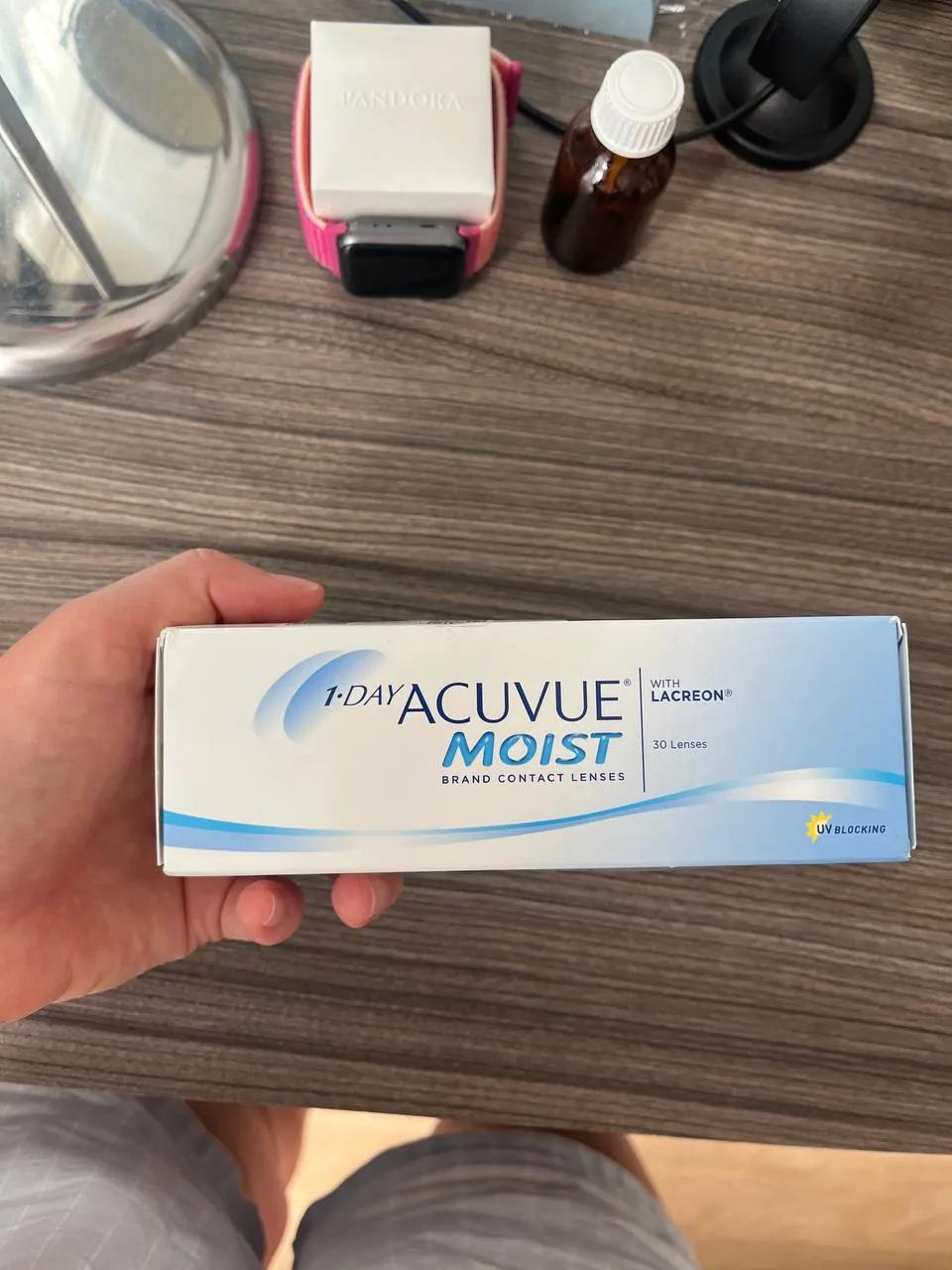 Линзы контактные ACUVUE MOIST -3.5