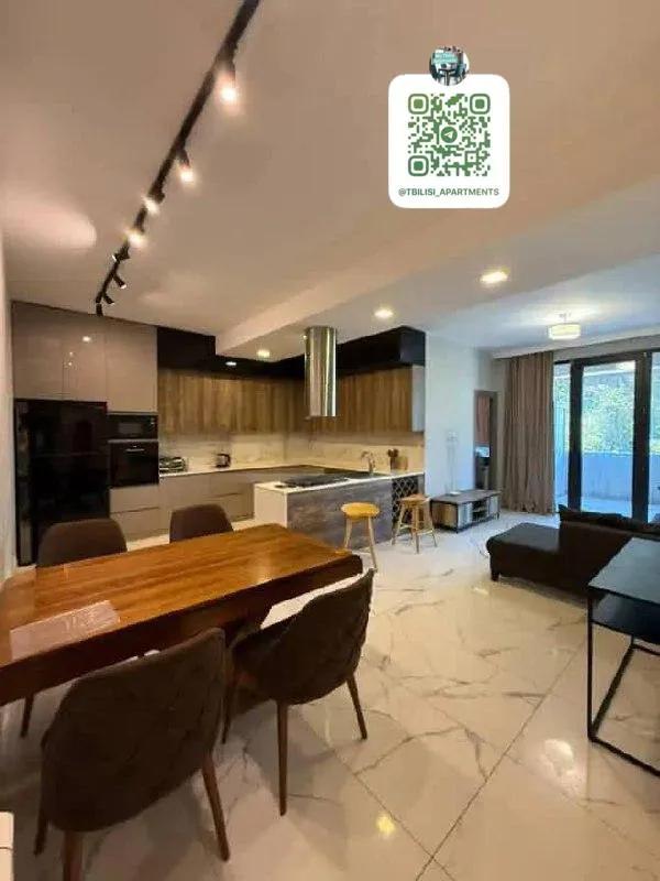 Квартира 128 м² с 4 комнатами в Сабуртало