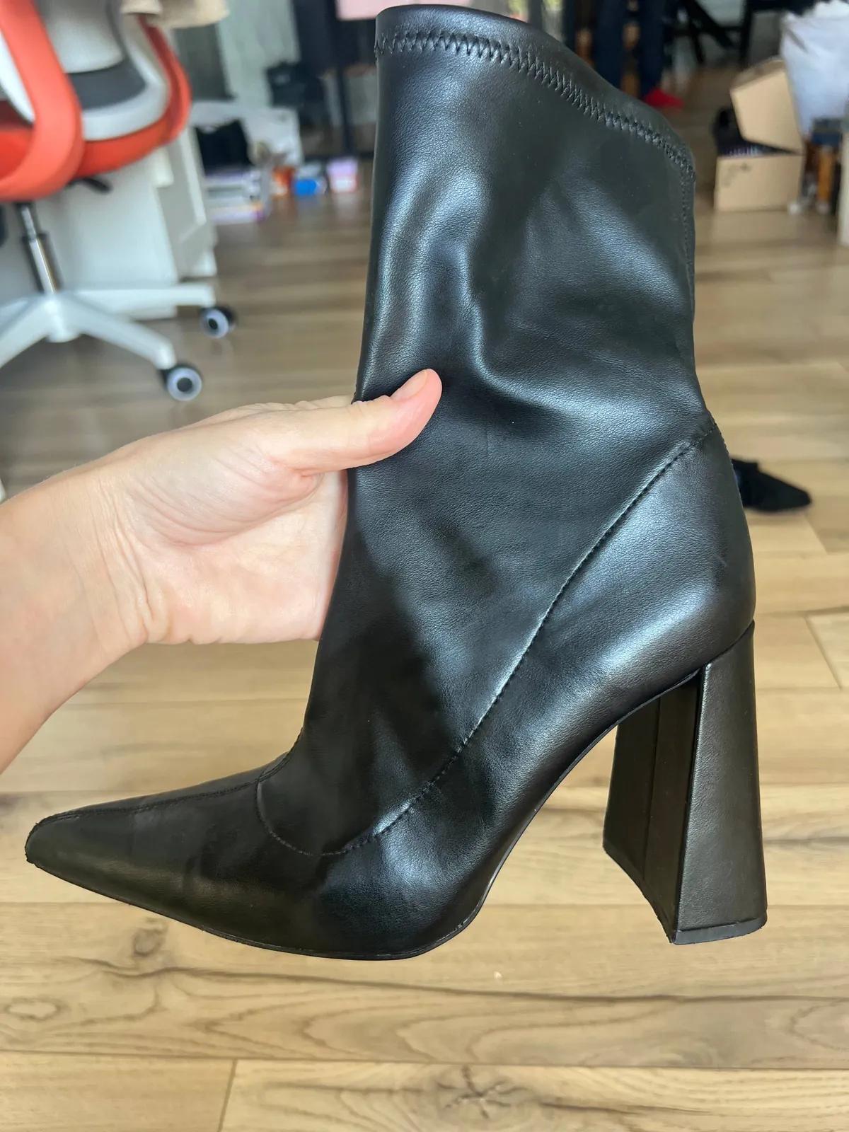 Чёрные ботильоны Zara, размер 37