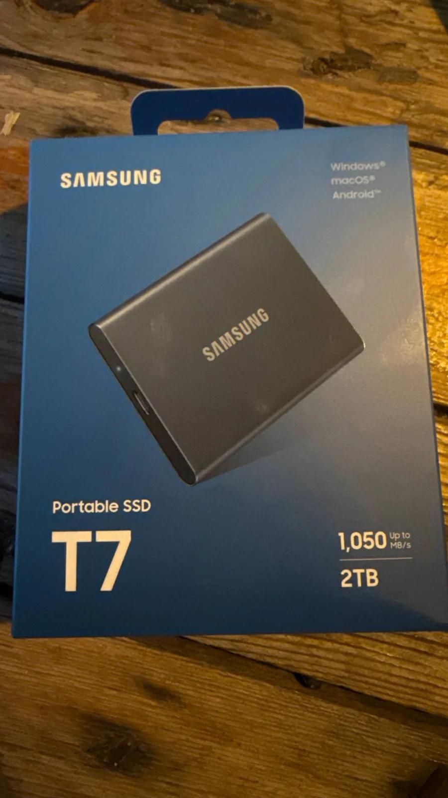 SSD Samsung Portable T7 2TB