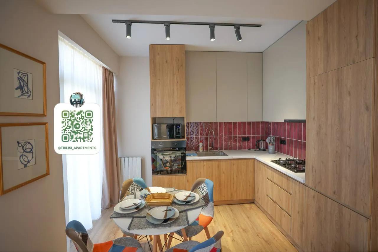 Квартира 60 м² с балконом в Дидубе