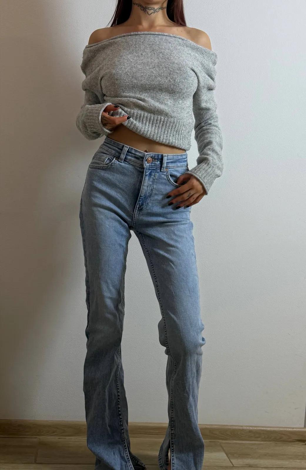 Кофта и джинсы клеш Bershka XS