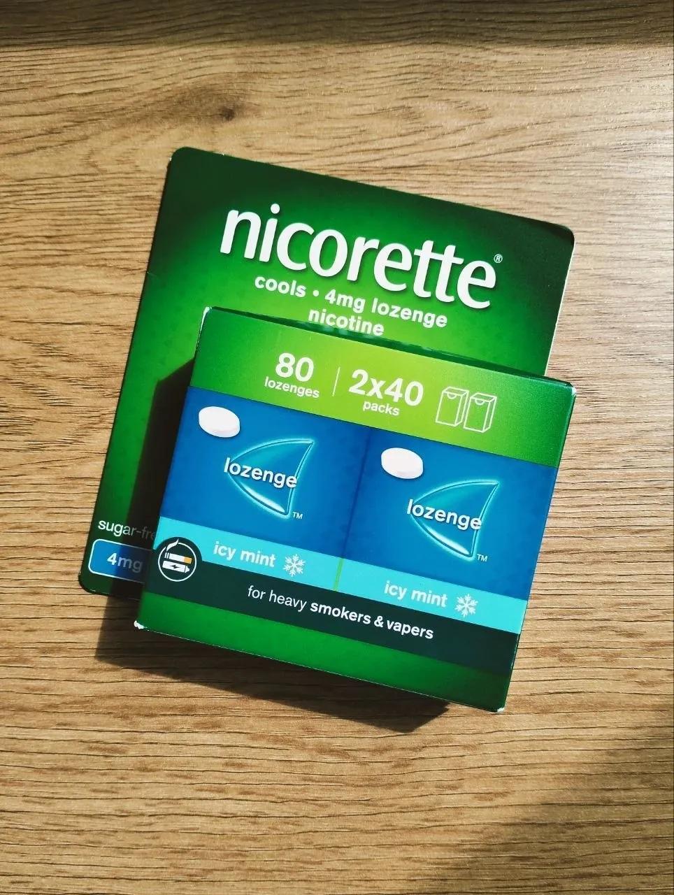 Никотиновые леденцы Nicorette 80шт