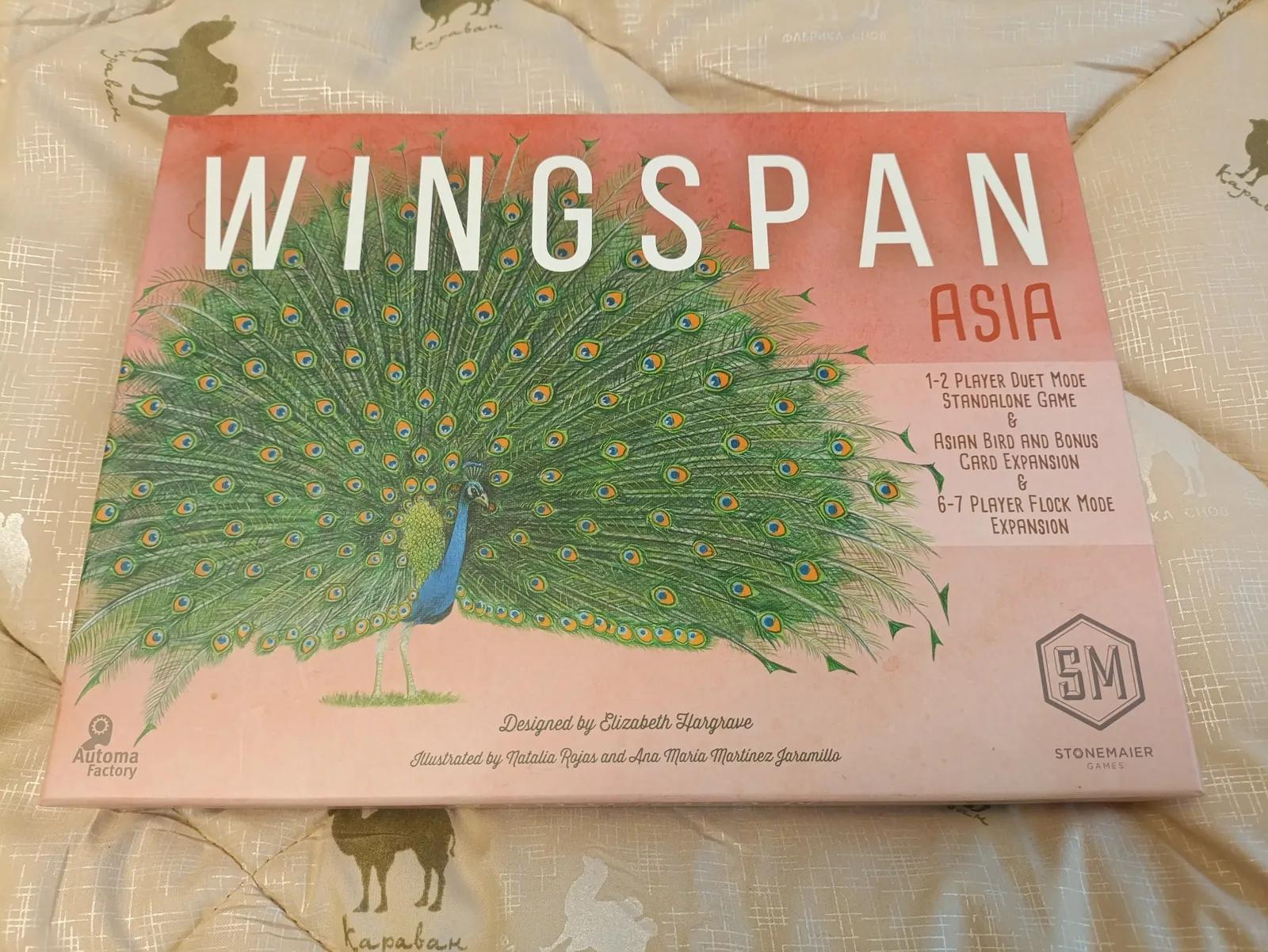 Настольная игра Wingspan Asia на английском
