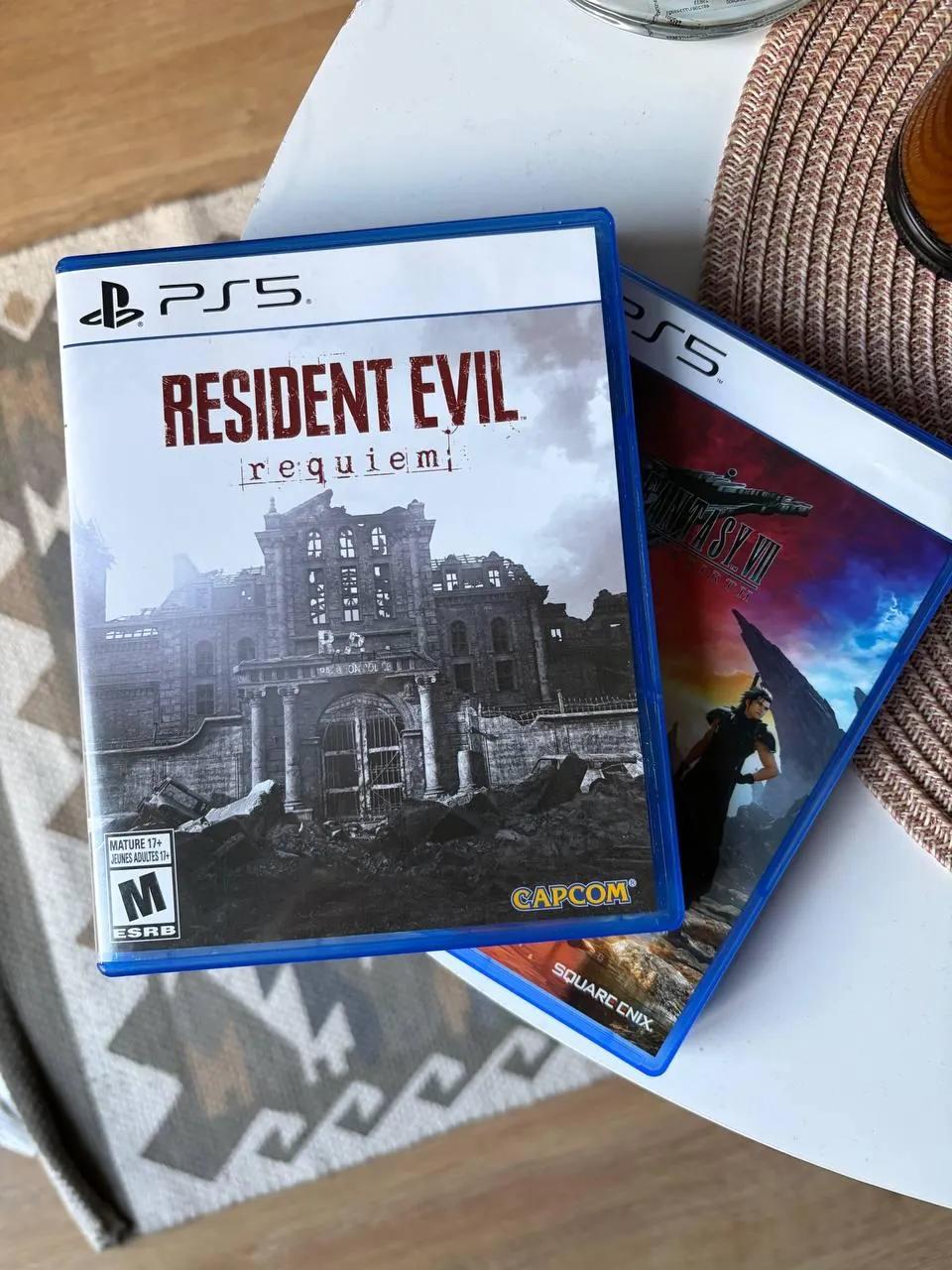 Игры для PS5 Resident Evil и Final Fantasy