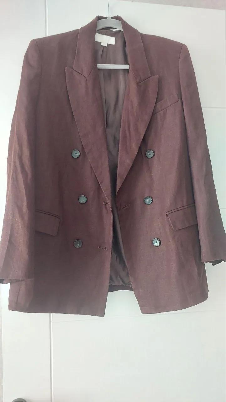 Льняной пиджак Zara размера XS