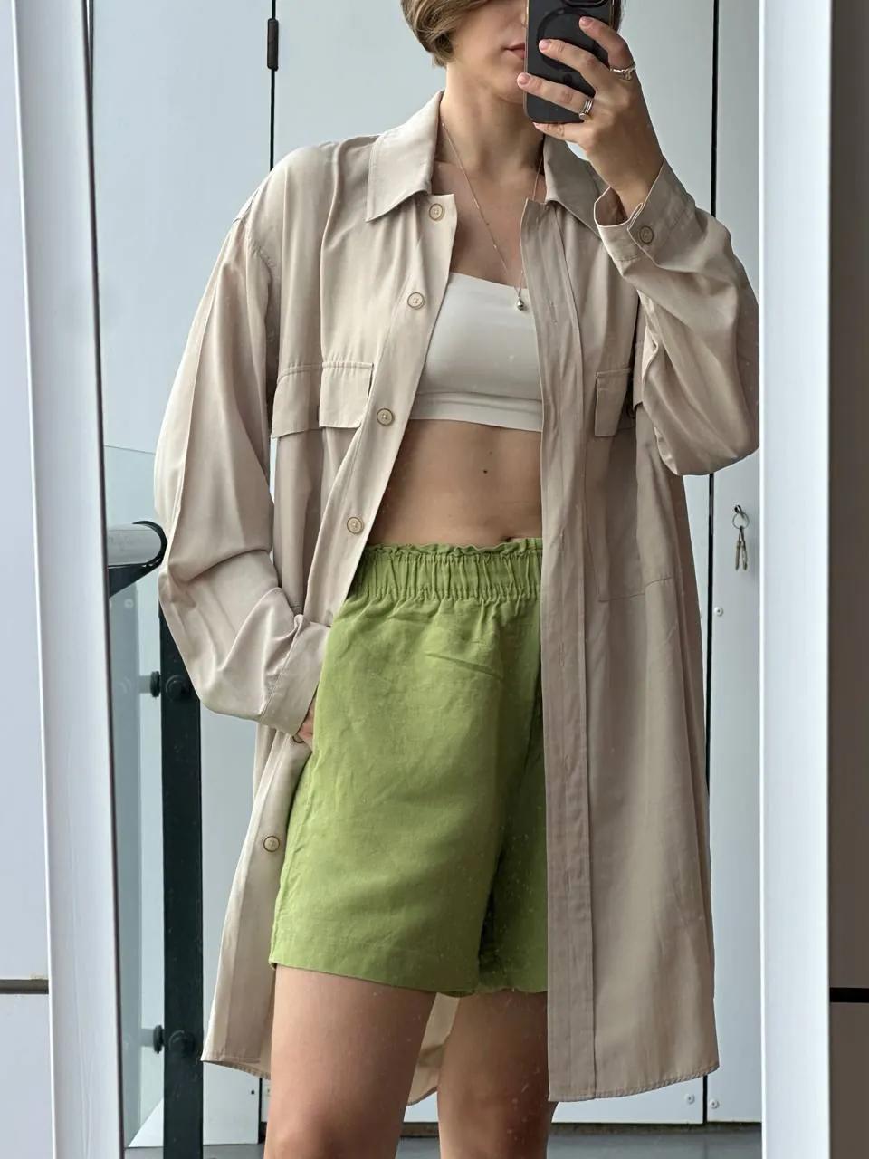 Шорты льняные H&M женские