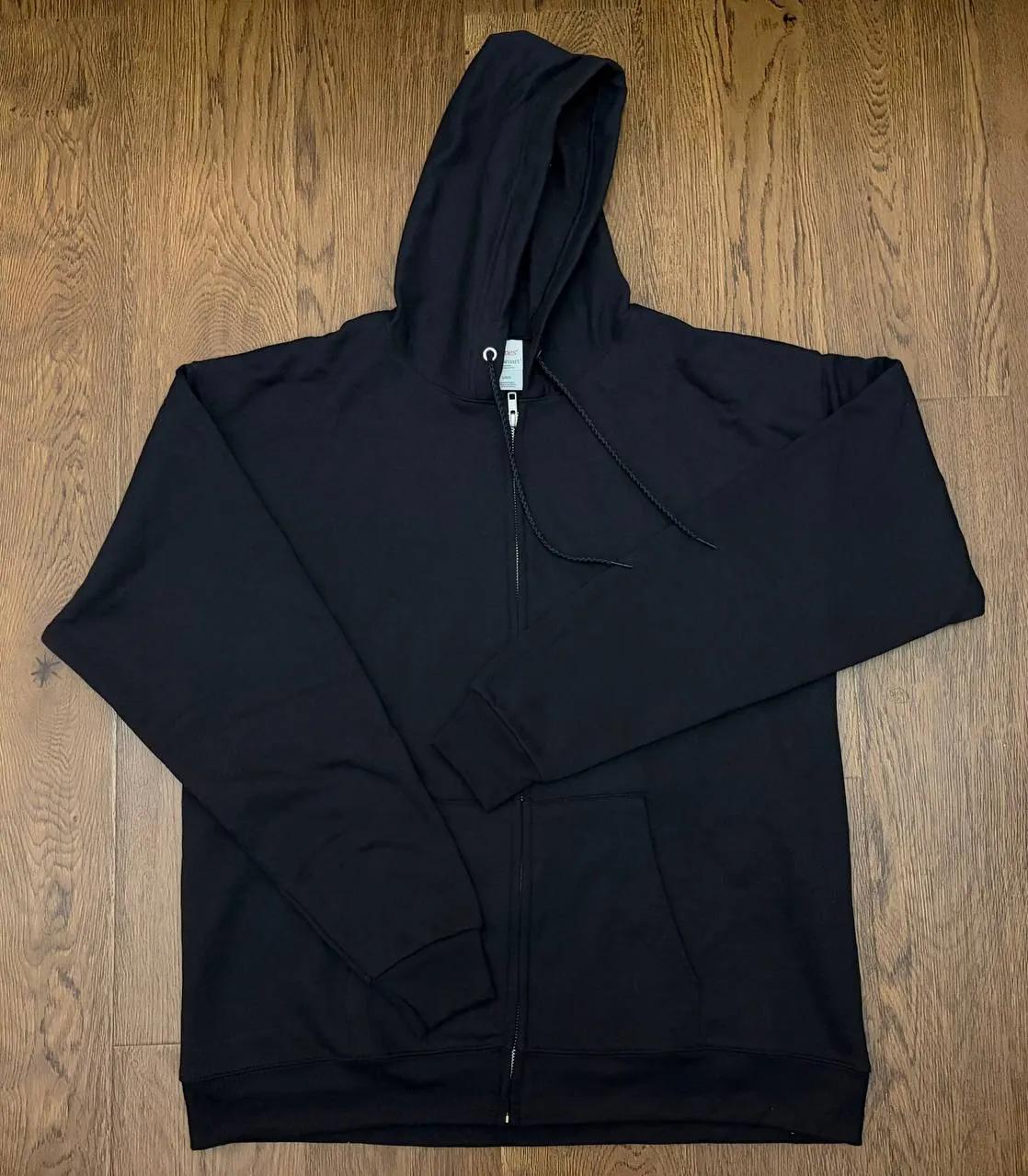 Флисовая толстовка худи Hanes размера L