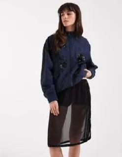 Юбка ASOS Adidas и очки Chimi