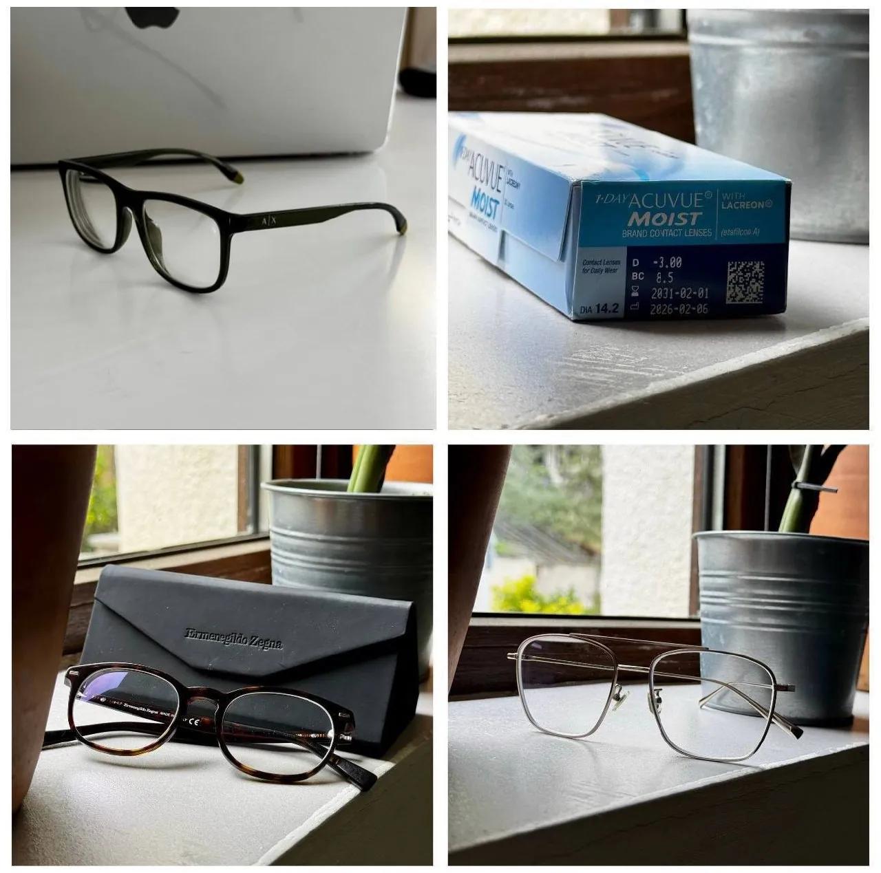 Очки Armani Zegna и линзы Acuvue