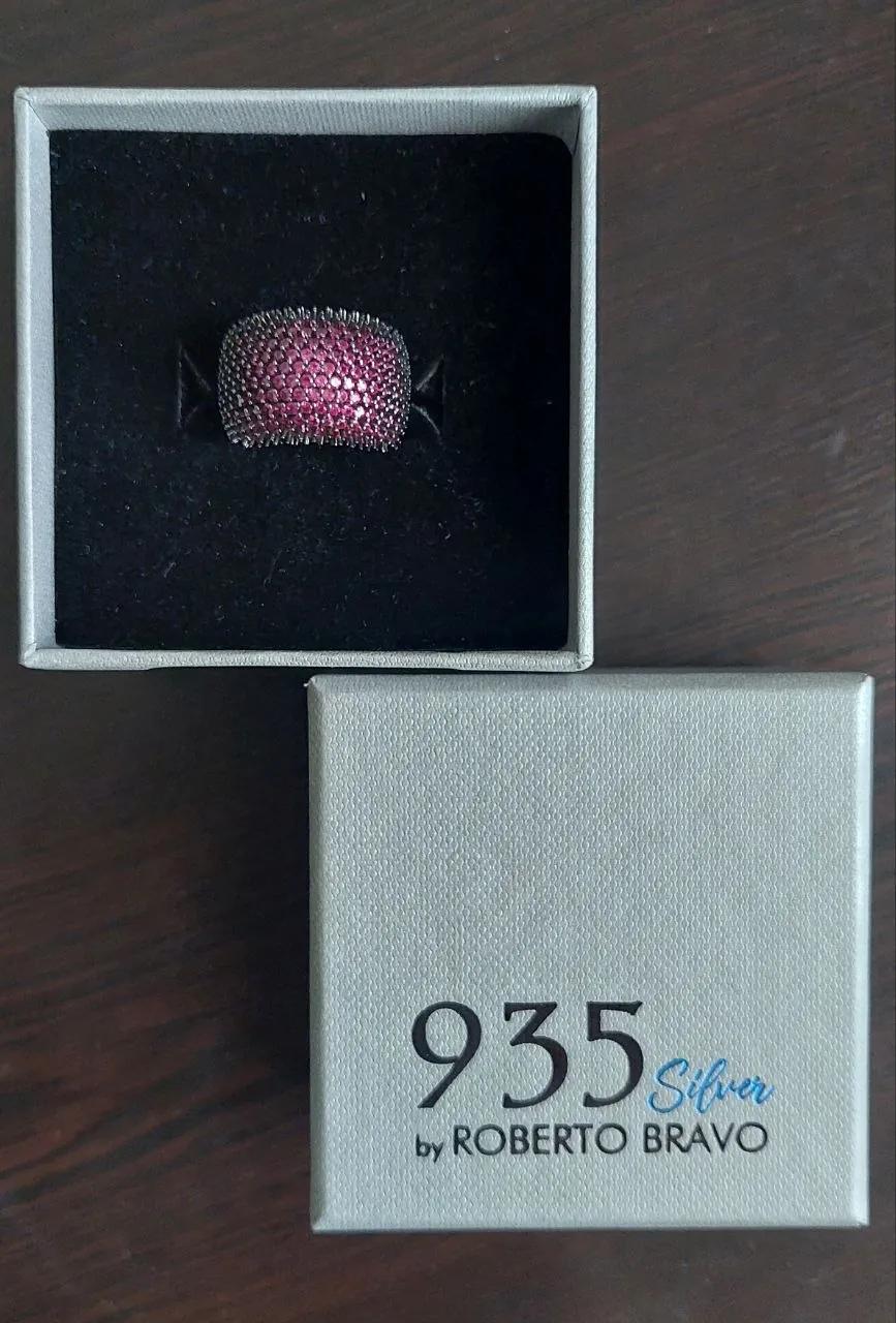 Кольцо серебряное Roberto Bravo 935 проба