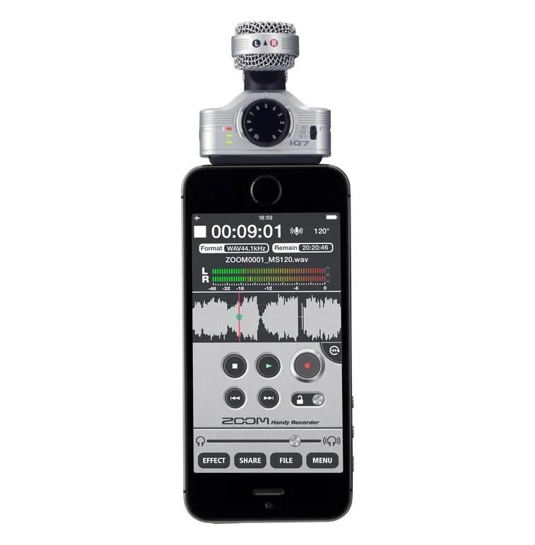 Микрофон Zoom iQ7 MS для iPhone
