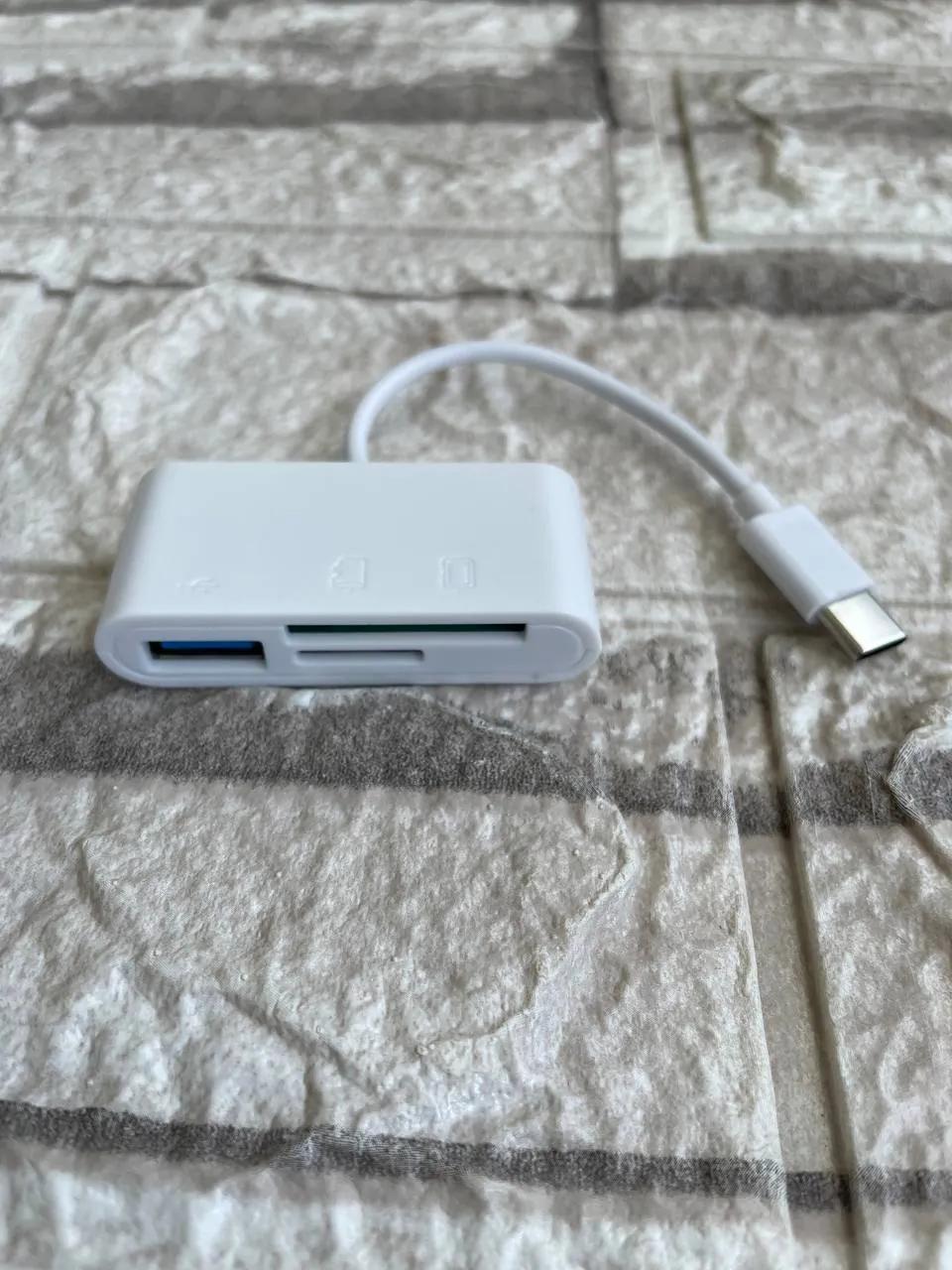 Кардридер Type-C и USB Hub