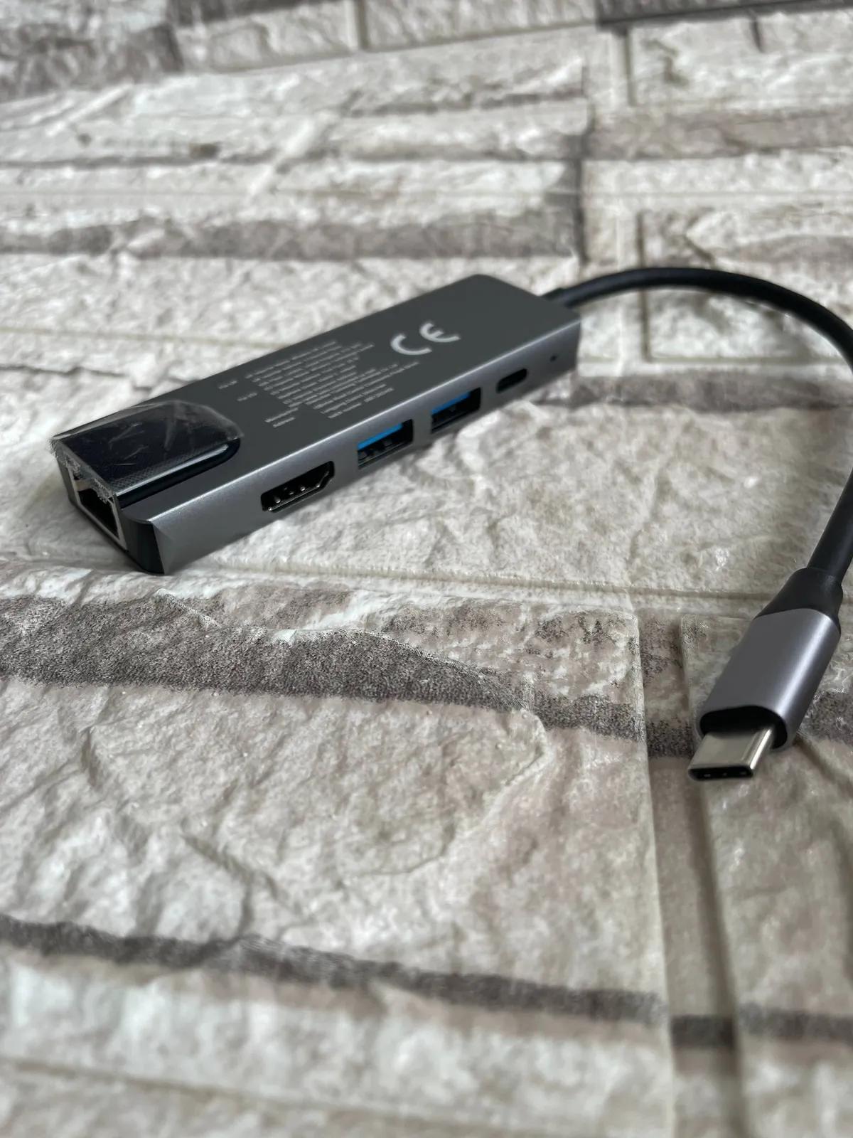 USB-C хаб и переходники SATA новые