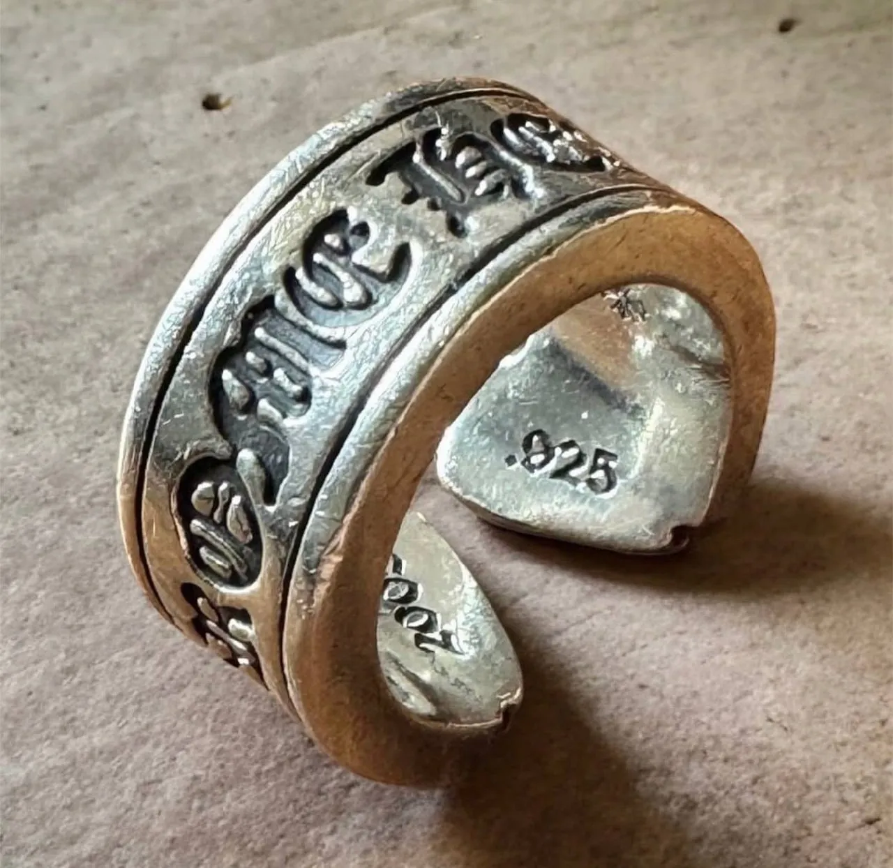 Chrome Hearts Scroll Label оригинал 2