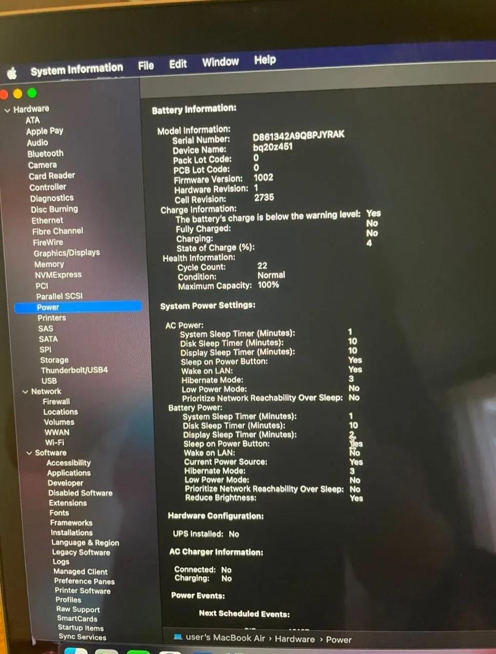 MacBook Air M1 и M2 4