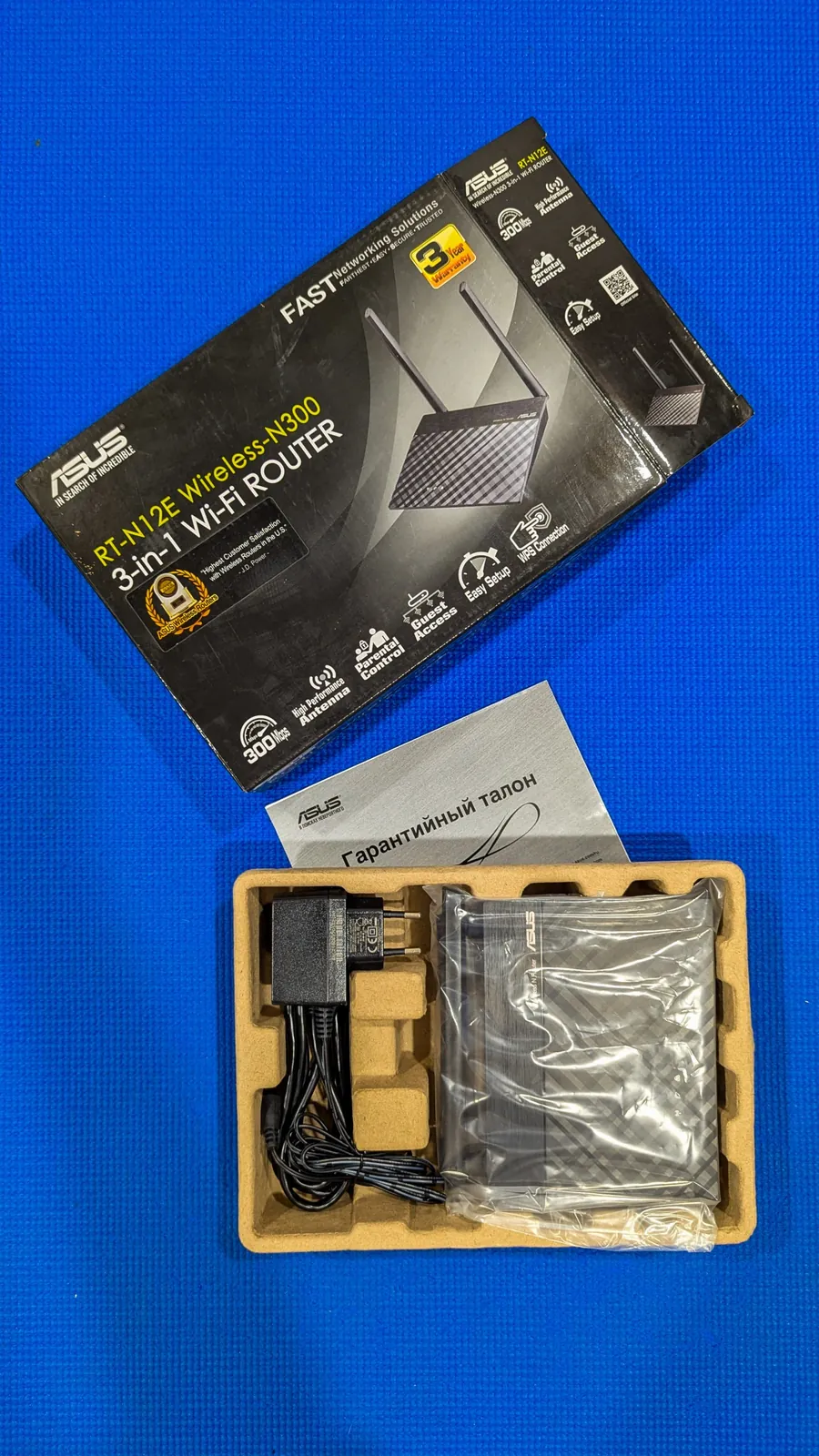 Wi-Fi роутер ASUS RT-N12E новый 3