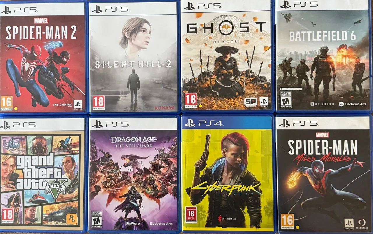Игры на дисках для PS4/PS5, набор 1