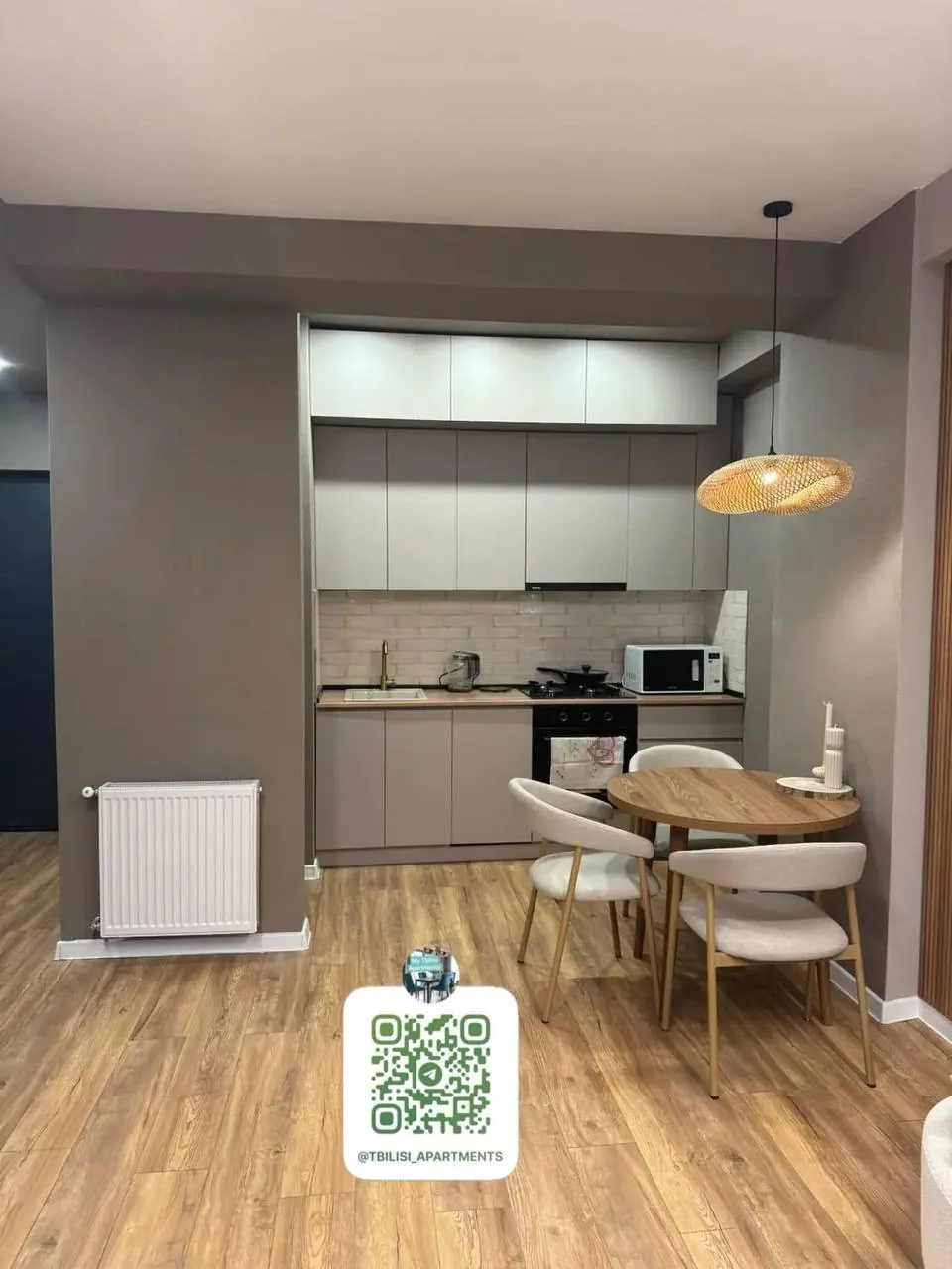 Квартира 63 м² с 1 спальней в Сабуртало 1