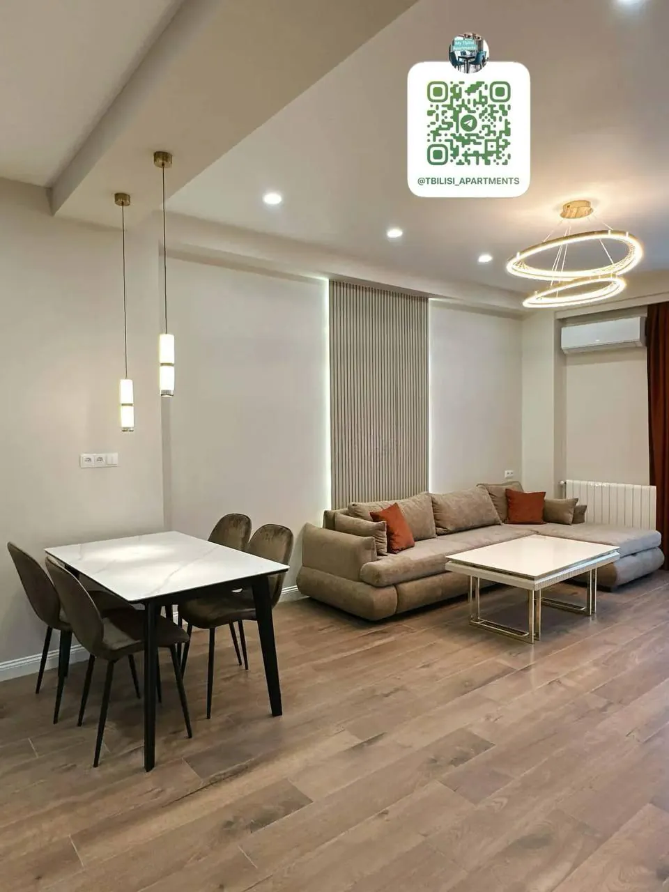Квартира 65 м² с 1 спальней в Сабуртало 4