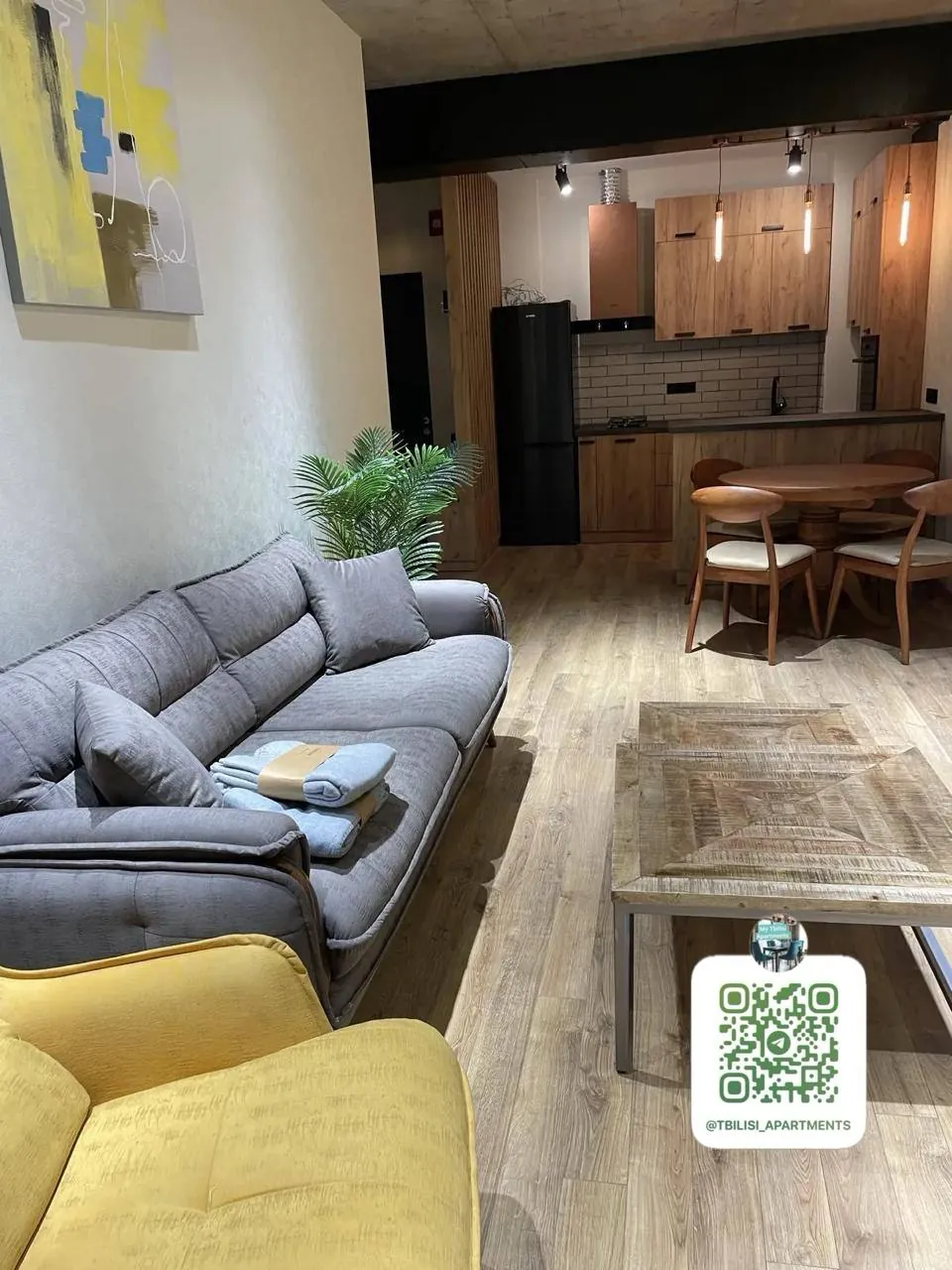 Квартира 65 м² с 1 спальней в Нуцубидзе 3