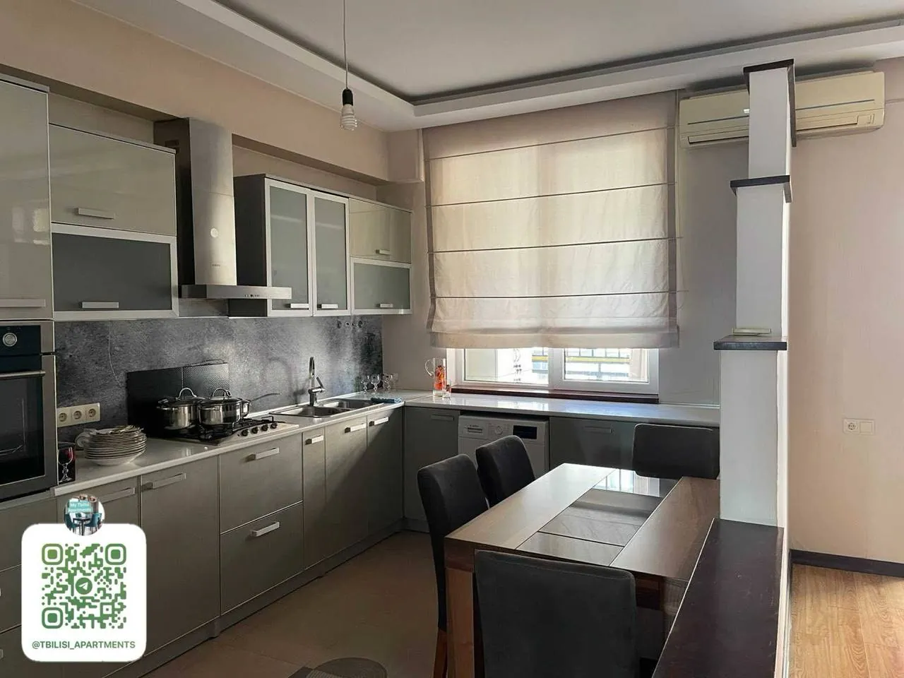 Квартира 135 м² с 2 спальнями в Сабуртало 6