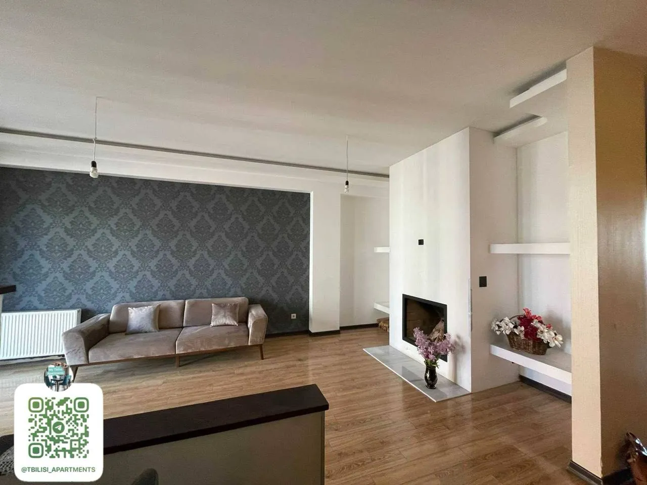 Квартира 135 м² с 2 спальнями в Сабуртало 5