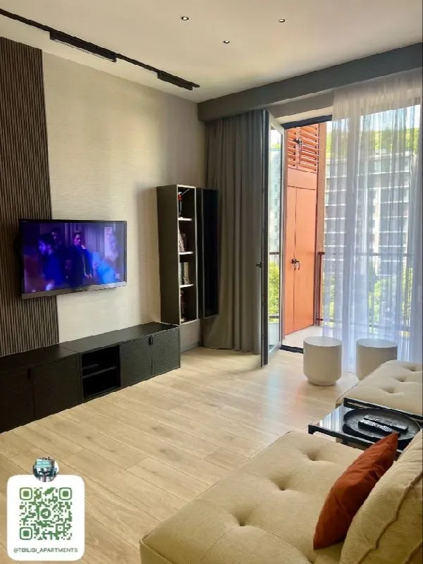 Квартира 88 м² с 2 спальнями в Сабуртало 3
