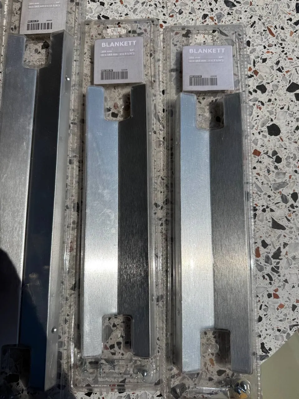 Ручки IKEA Blankett алюминиевые, набор 8 шт 3