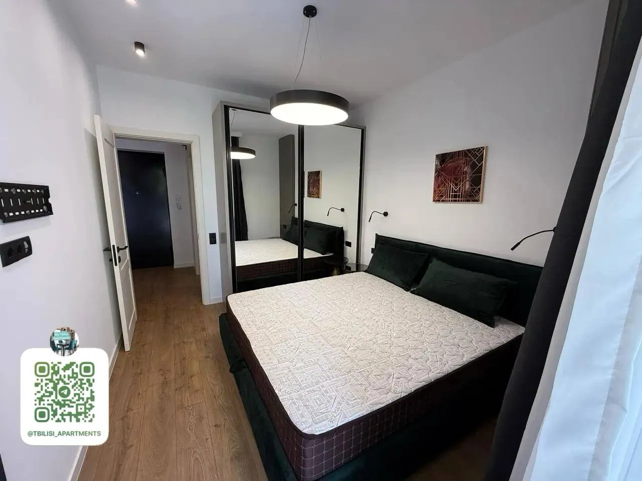 Квартира 65 м² с 2 комнатами в Чугурети 4
